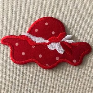 10/$10 - Vintage Hat Appliqué Patch